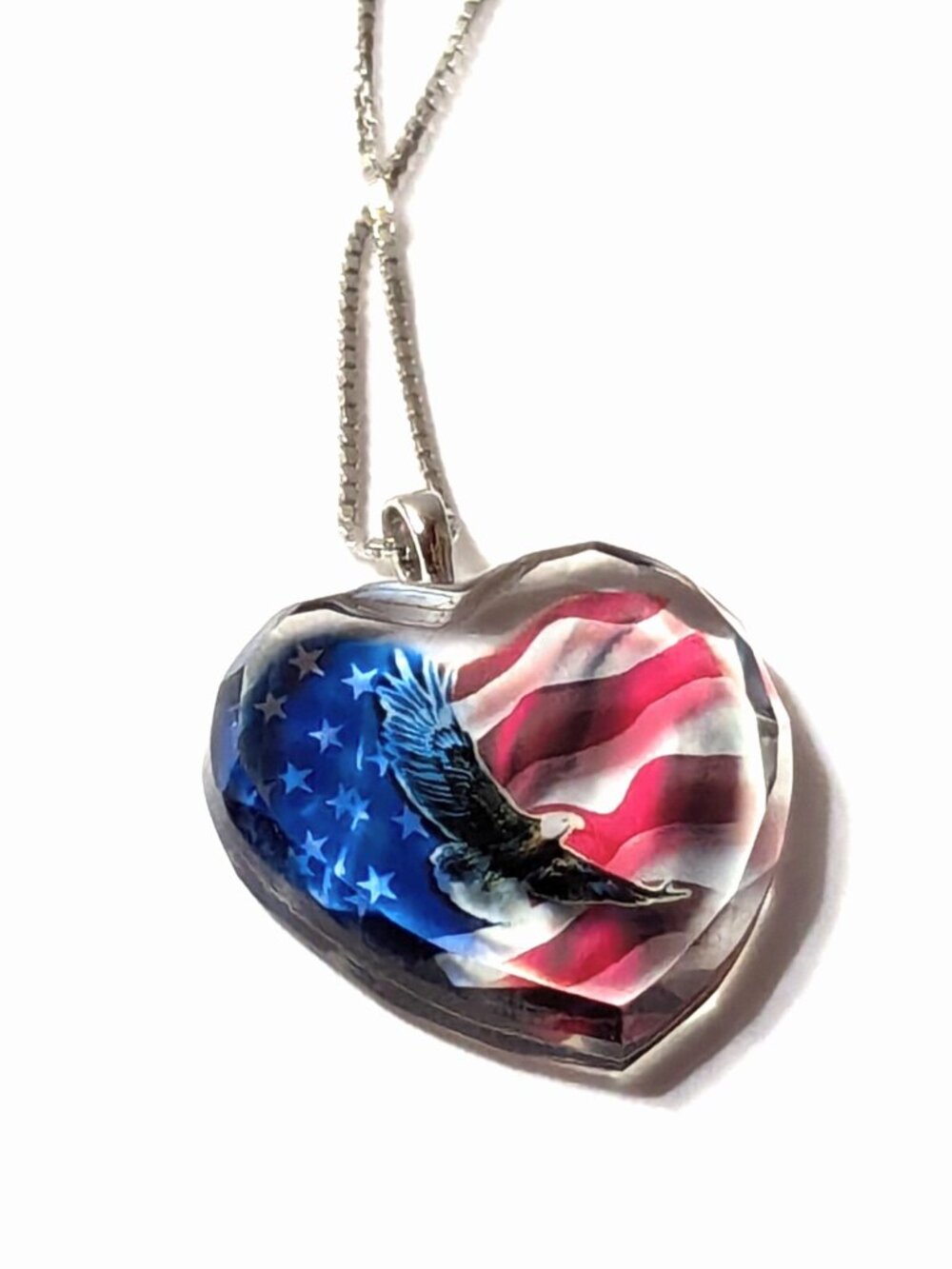 Bradford Exchange "American Pride" Crystal Necklace